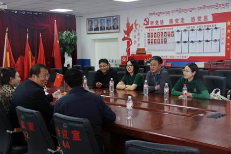 与北京援青干部、囊谦县常委、副县长刘涛开展就大中小一体化思政开展交流